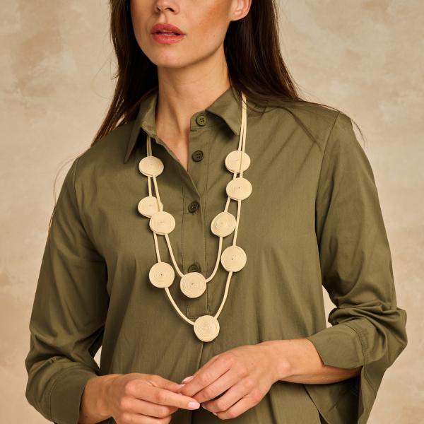 Halsketting - Urtis Ecru