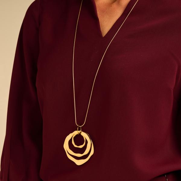 Halsketting - Gamza Goudkleurig