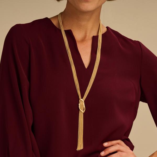 Halsketting - Glorie Goudkleurig