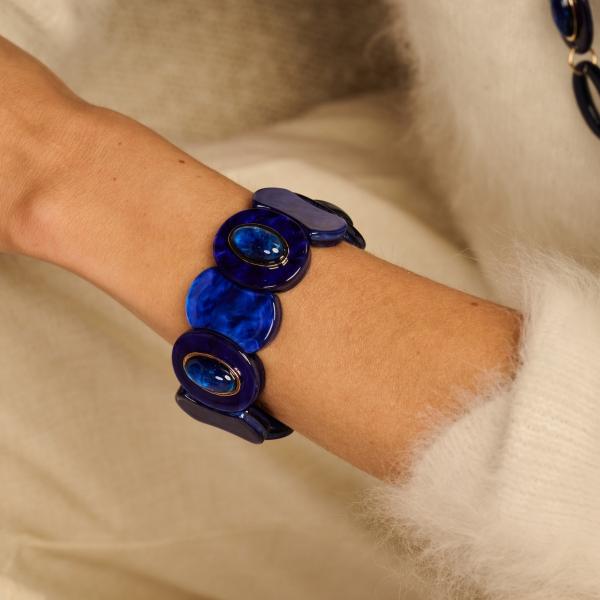 Armband - Karla Blauw
