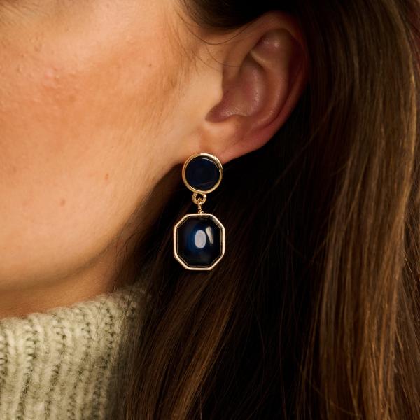 Oorbellen - Kolli Donkerblauw