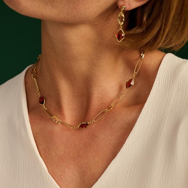 Halsketting - Dacio Cognac