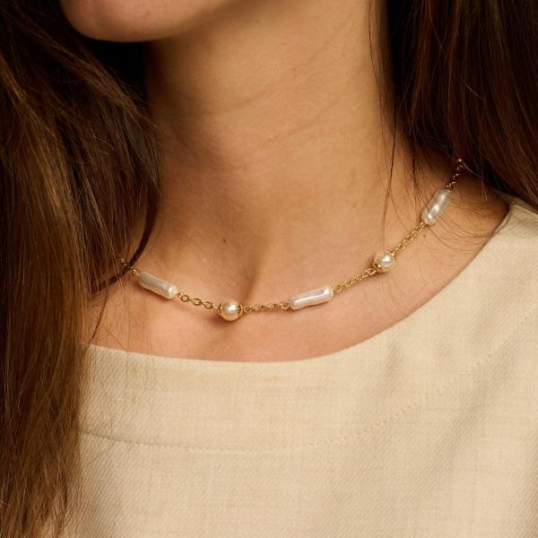 Halsketting - Dafo Goudkleurig