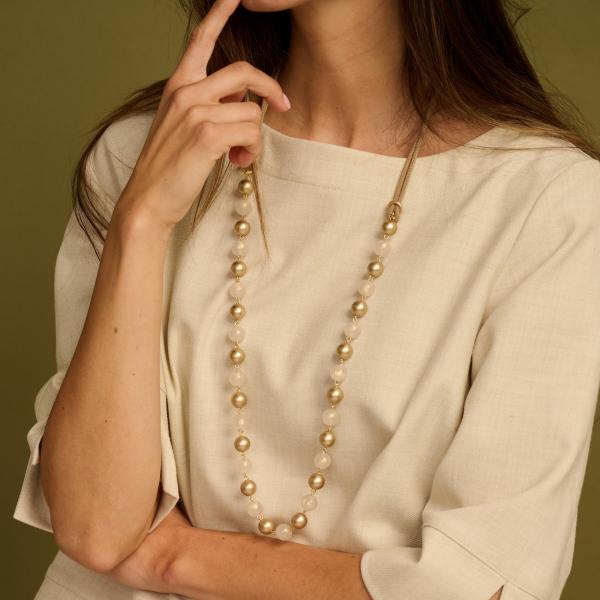 Halsketting - Dalilang Ecru