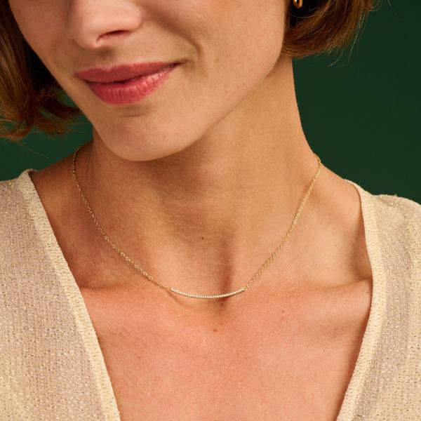 Halsketting - Akos Goudkleurig