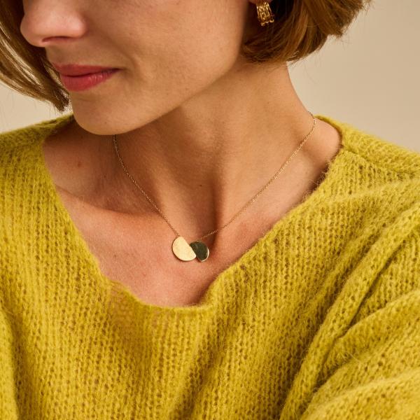 Halsketting - Efran Goudkleurig