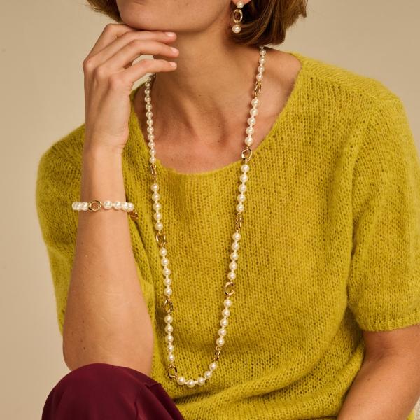 Halsketting - Dignalang Parelmoer