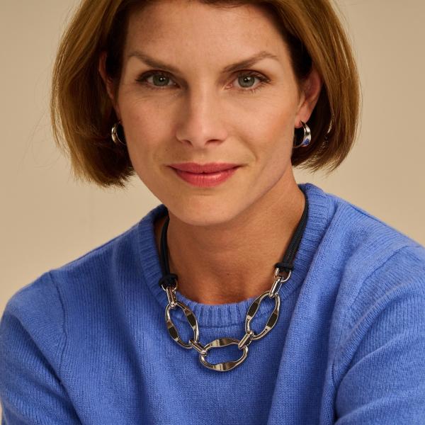 Halsketting - Duru Zilverkleurig