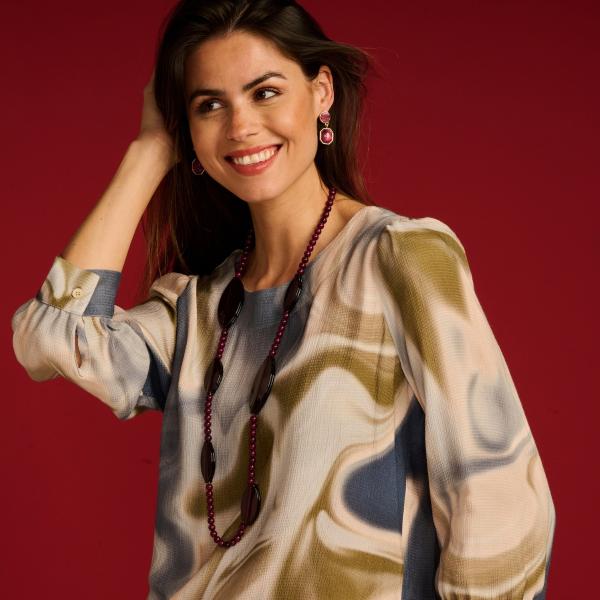 Halsketting - Kwasi Aubergine