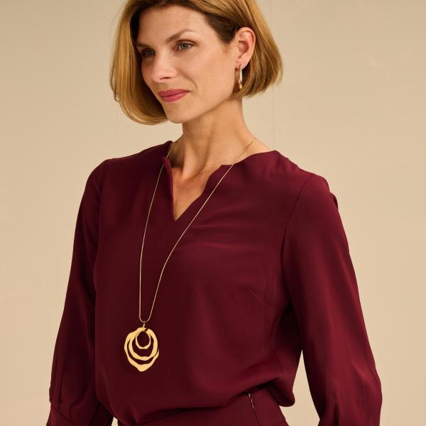 Halsketting - Gamza Goudkleurig