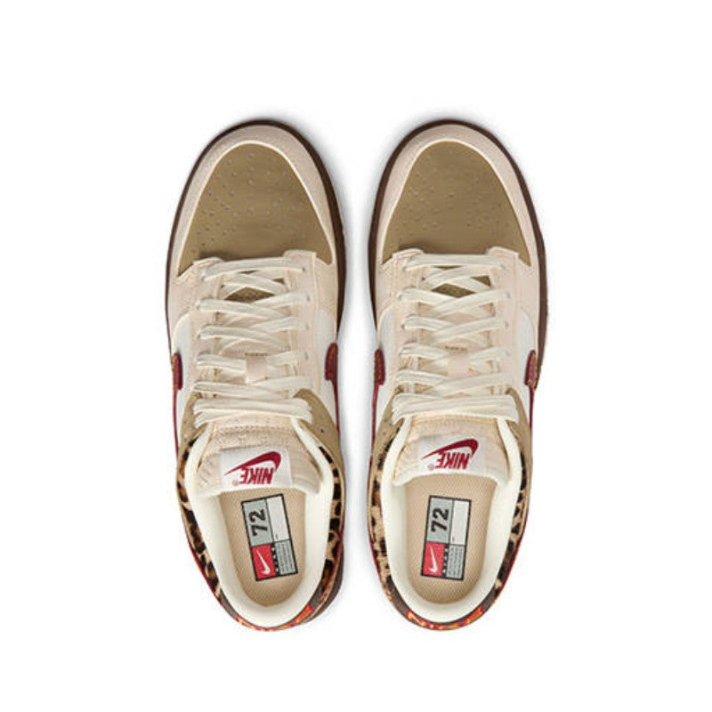 Nike - Nike Dunk Low Retro Khaki Team Red Pearl White (W) - Khaki/Team Red/Baroque Brown/Pearl White