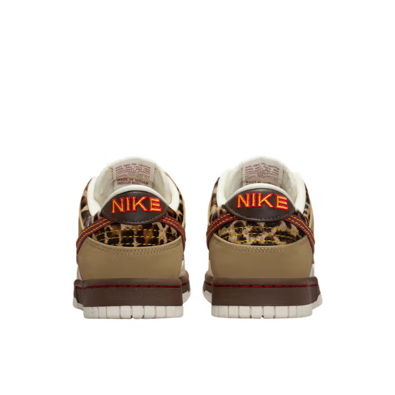 Nike - Nike Dunk Low Retro Khaki Team Red Pearl White (W) - Khaki/Team Red/Baroque Brown/Pearl White