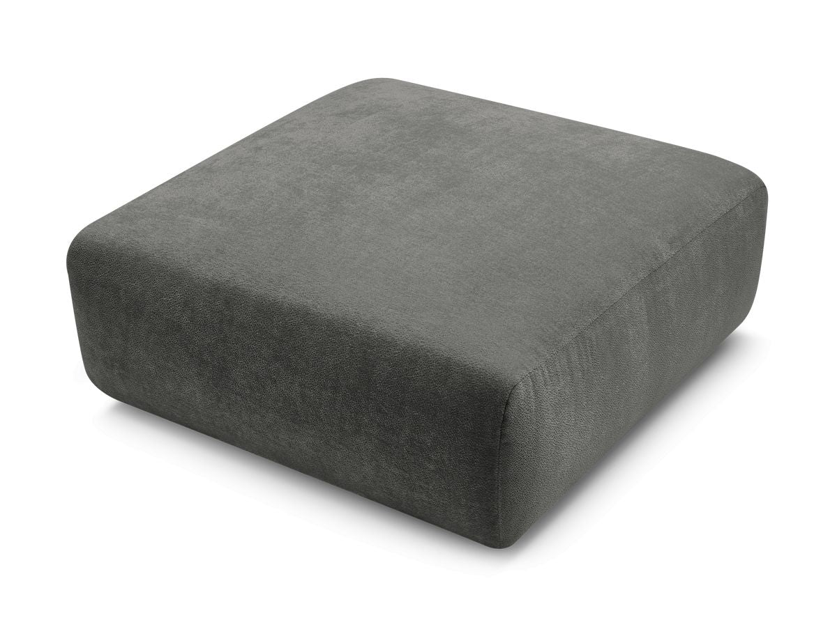 Pouf LUCIEN tissu lisse