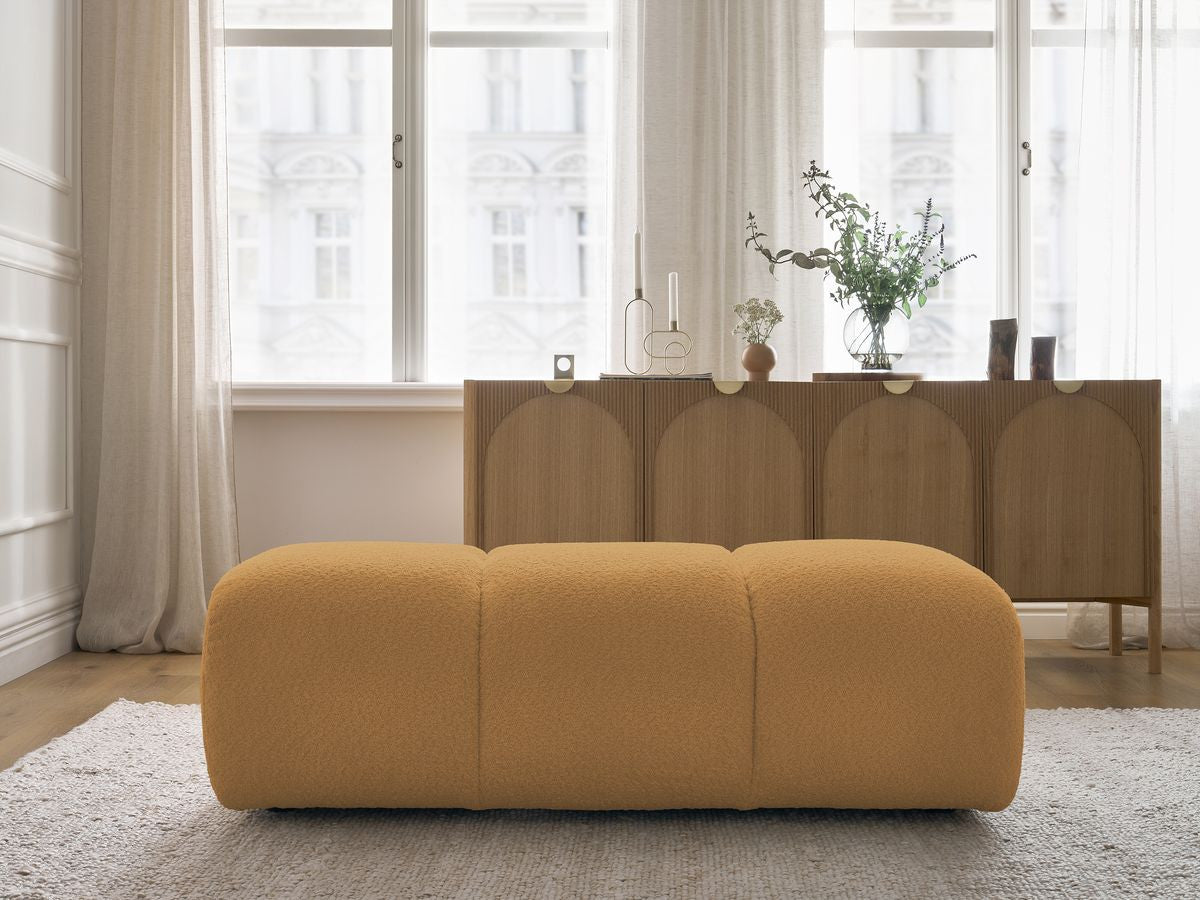 Pouf PAMIRA tissu bouclette