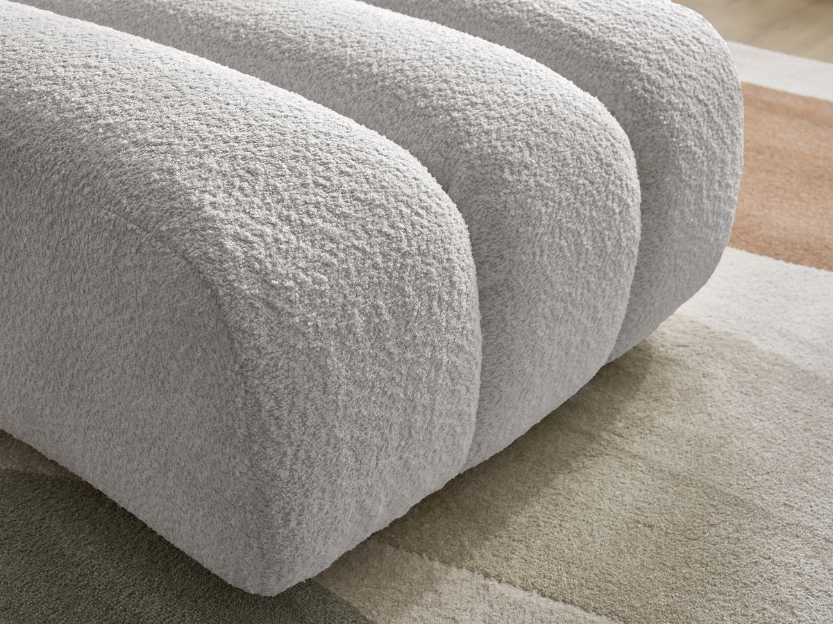 Pouf TALIA tissu bouclette