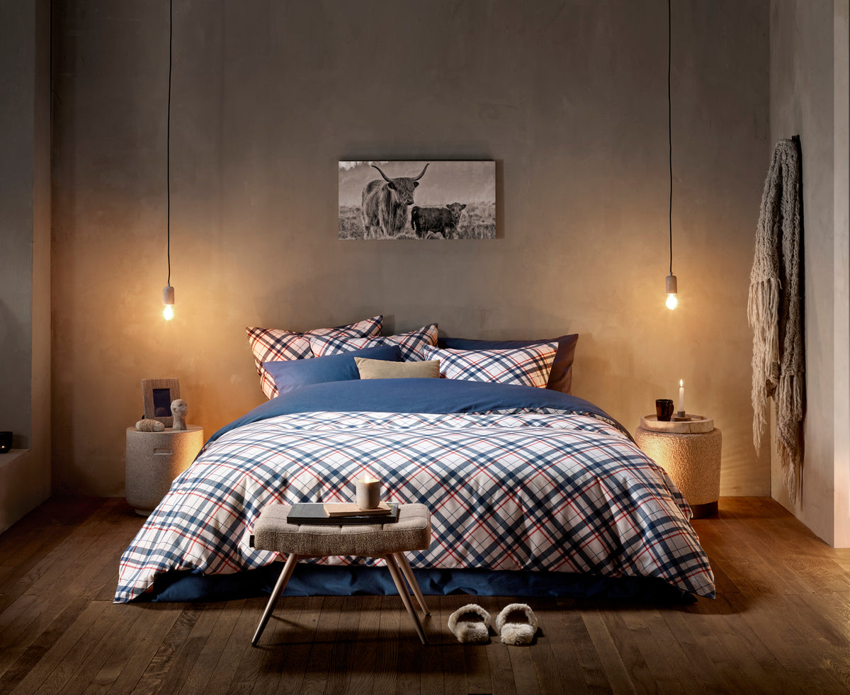 TANGLE Collectie - Tartan Blue Indigo