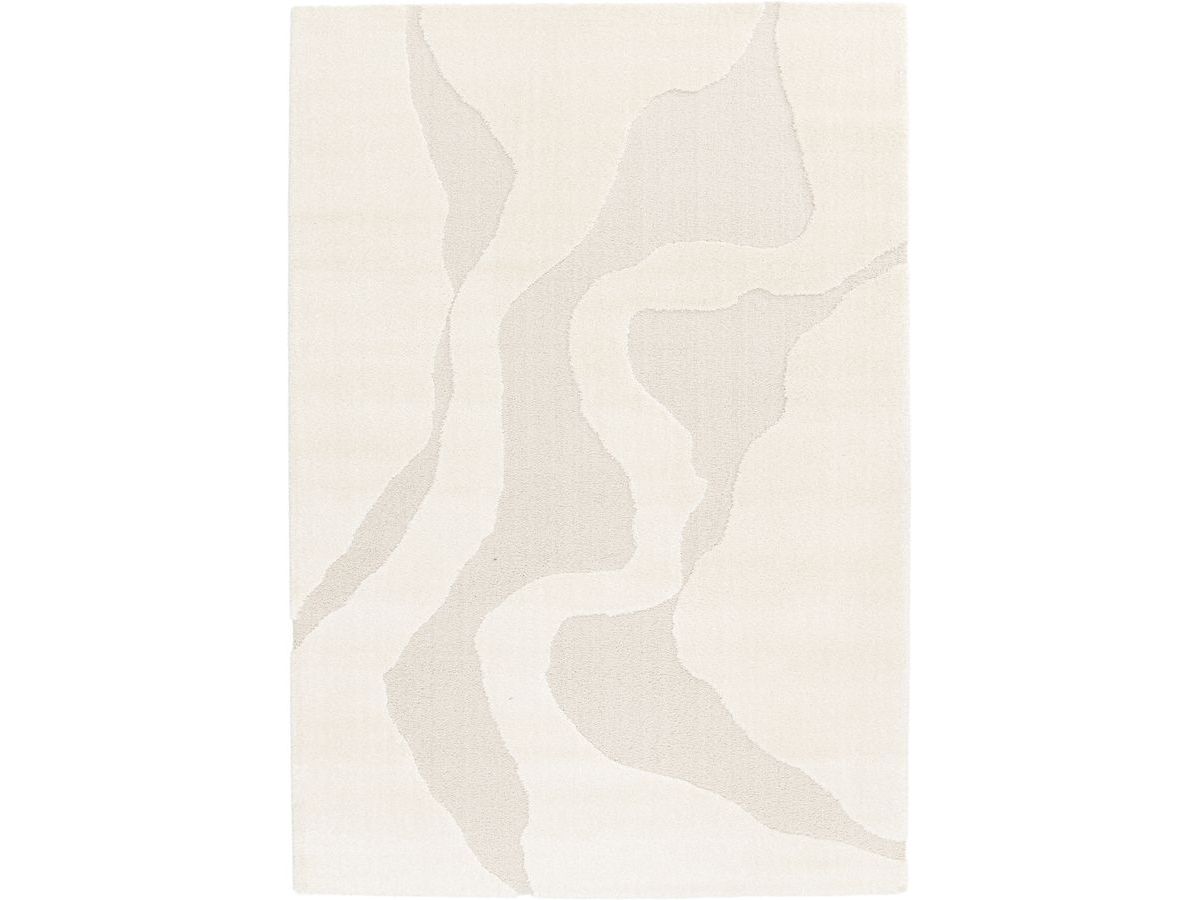 Kortharig tapijt COLAS abstract patroon - Beige