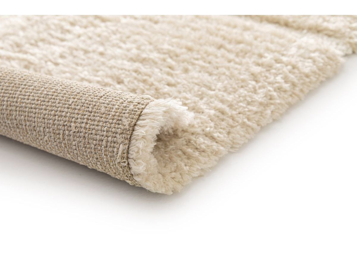 Langharig tapijt CALEB grafisch patroon - Beige