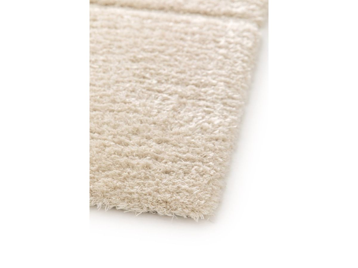 Langharig tapijt CALEB grafisch patroon - Beige