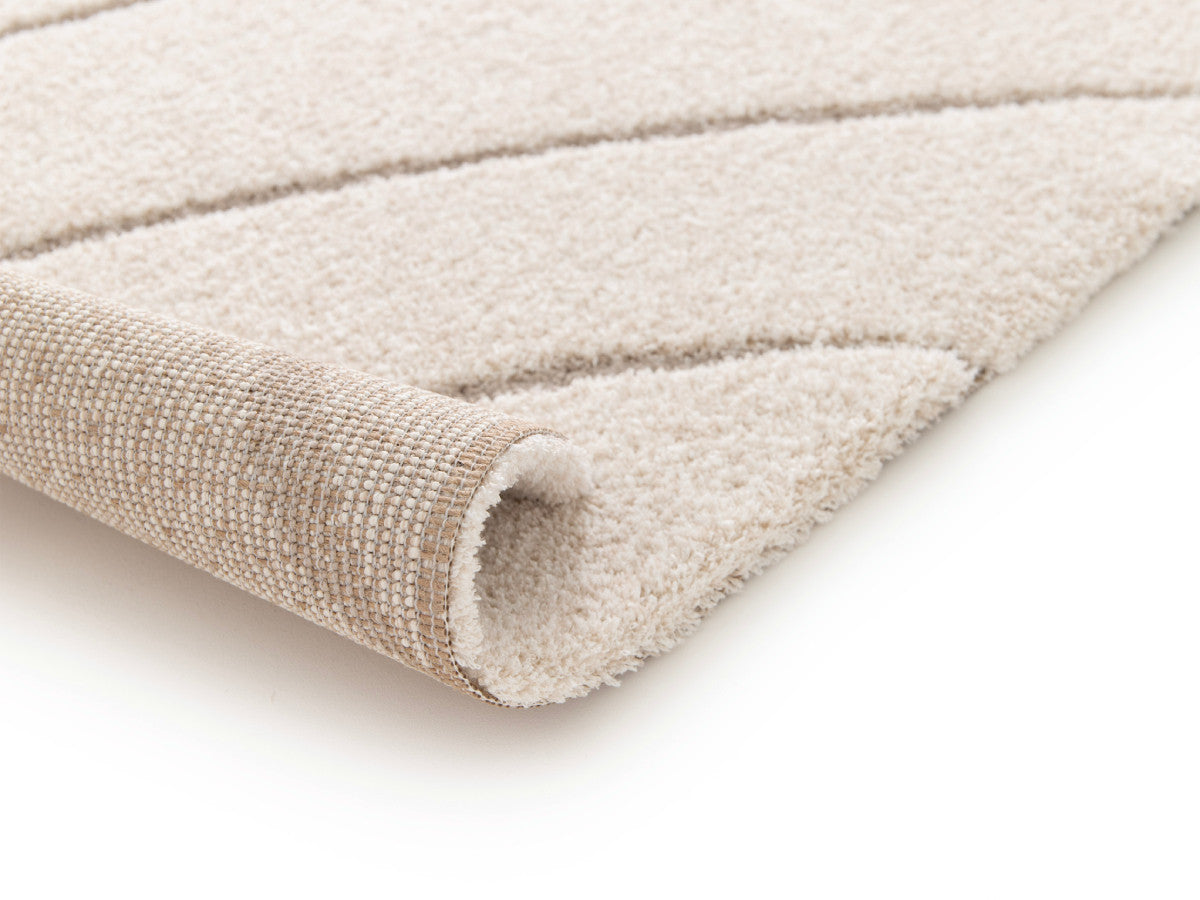 Kortharig tapijt BENOIT abstract patroon - Beige
