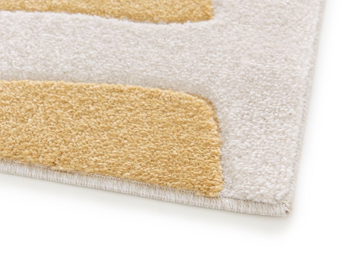 Kortharig tapijt BERNIE met berenmotief - Beige