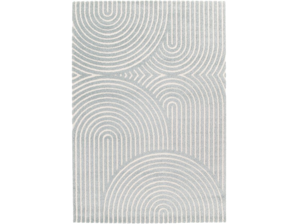 Laagpolig tapijt HERVE abstract patroon - Tweekleurig