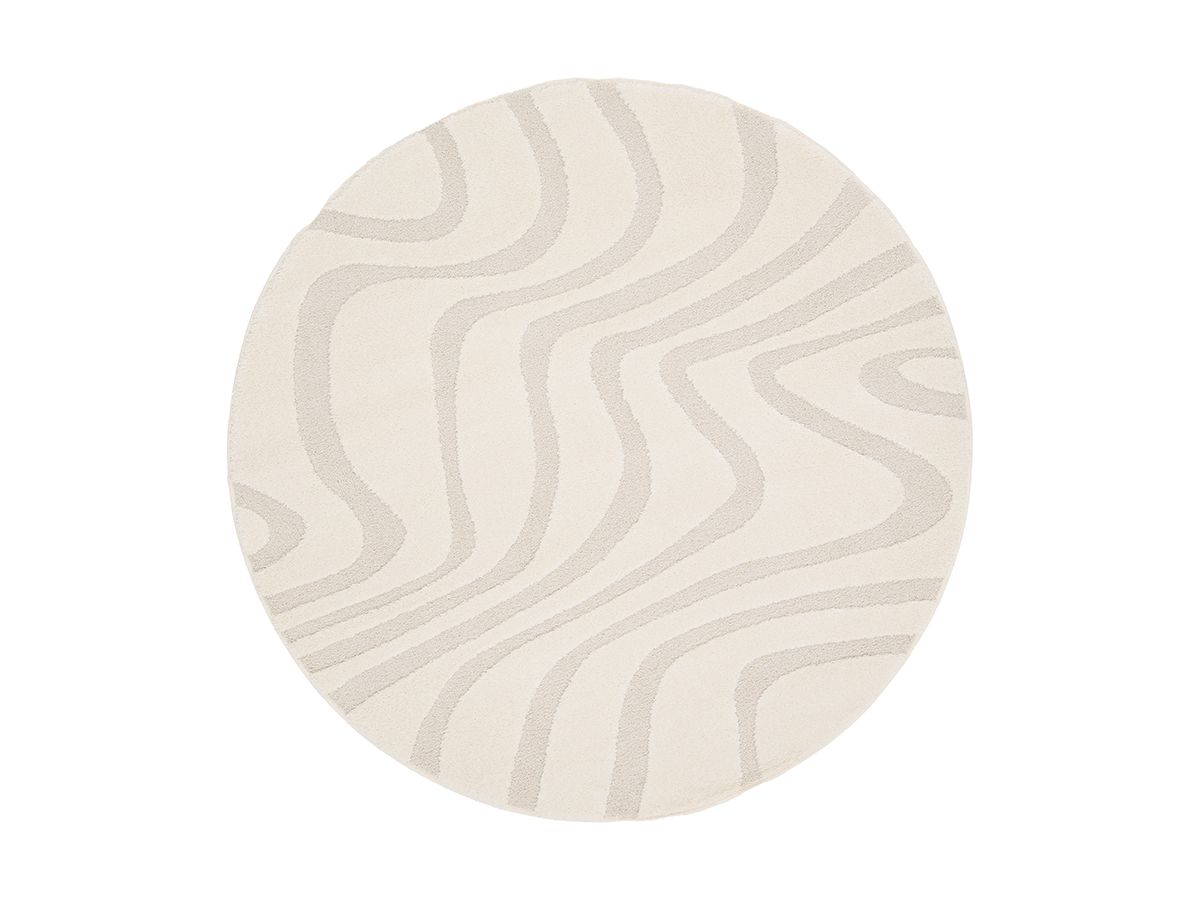 Kortharig tapijt SOFTERA abstract patroon - Beige
