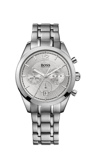 Boss - Hb 2030 Chrono - Homme - Chrono - Acier - Cadran Argenté - Date