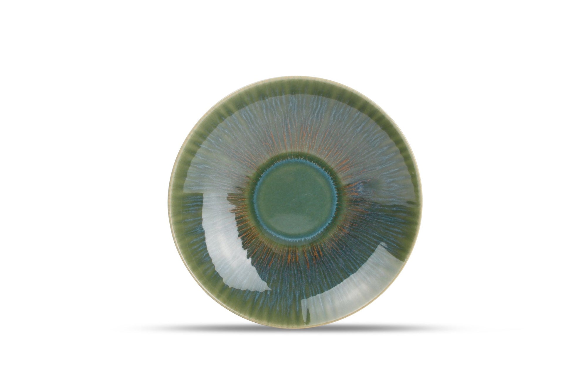 ONA - Assiette Creuse 22xh5cm Vert Luce - 1 Set - 4 Pièces