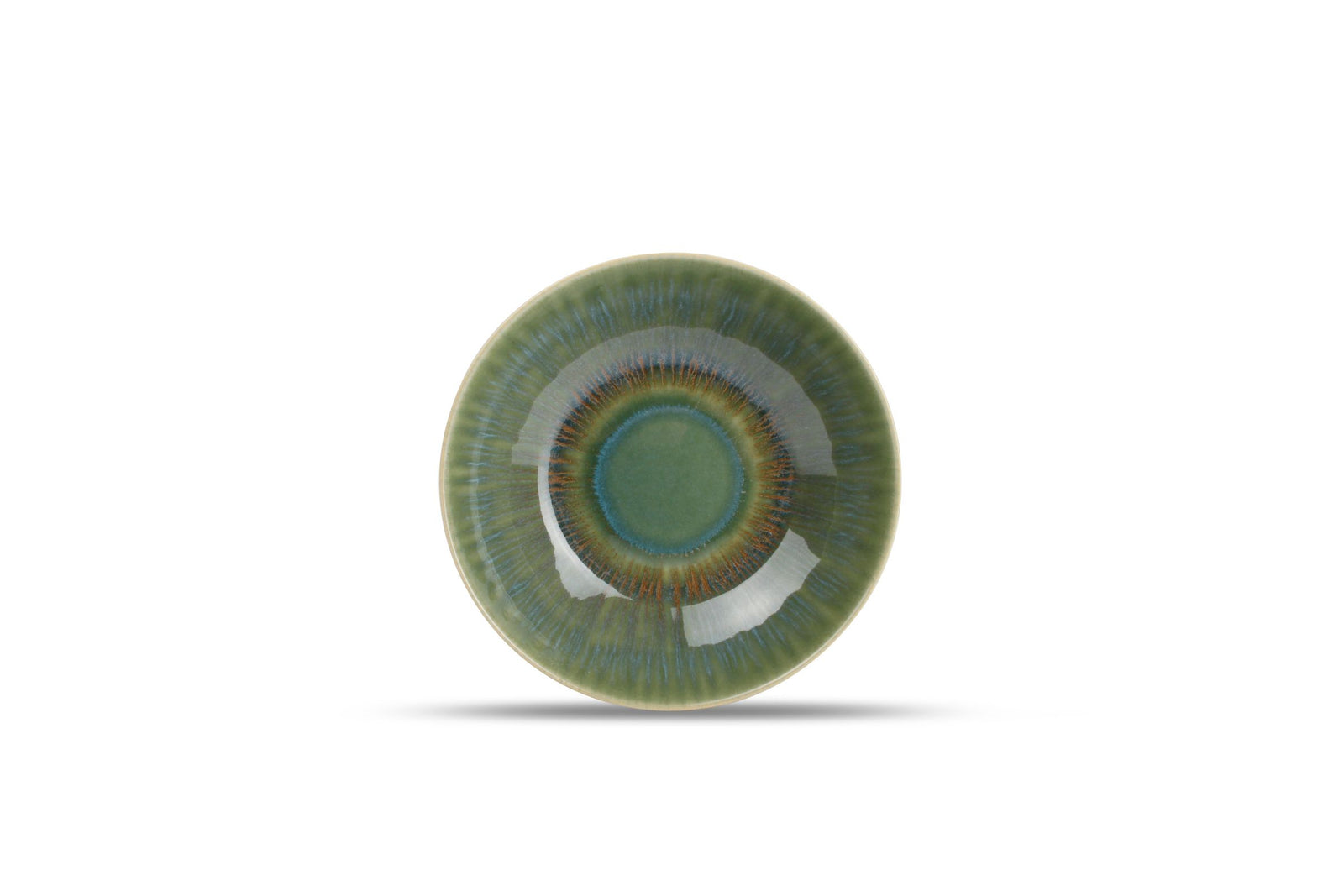 Ona - Kom 17xH5cm groen Luce - 1 SET - 4 stuks