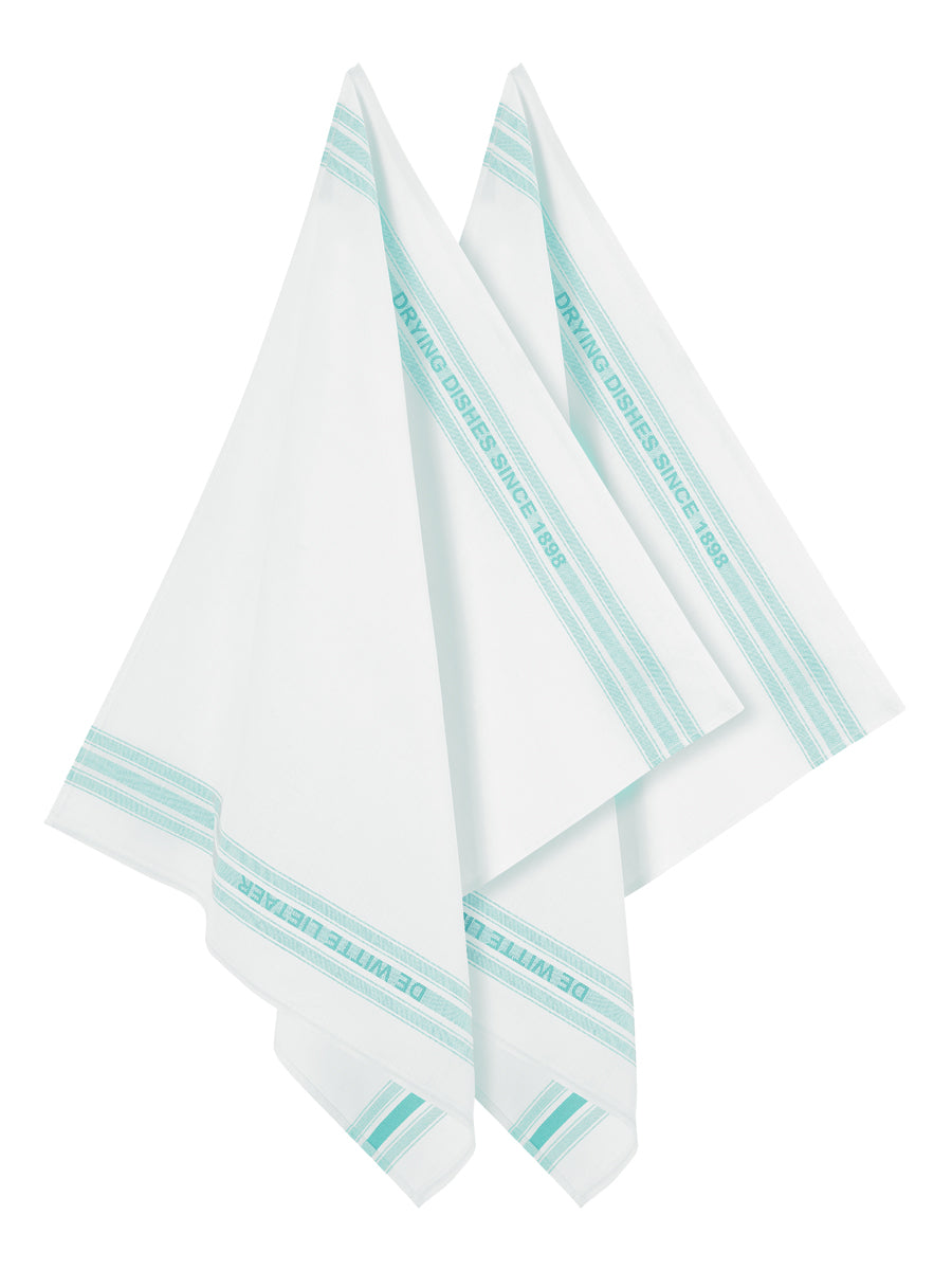 Luxury Collectie - Dish Off-white-aqua