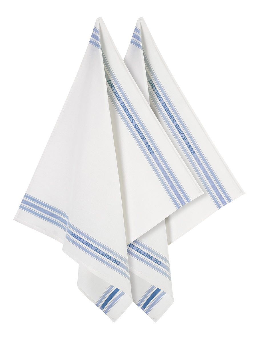 Luxury Collectie - Dish Off-white-blue