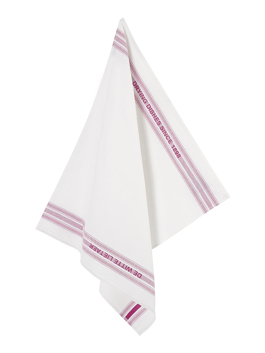Luxury Collectie - Dish Off-white-fuchsia