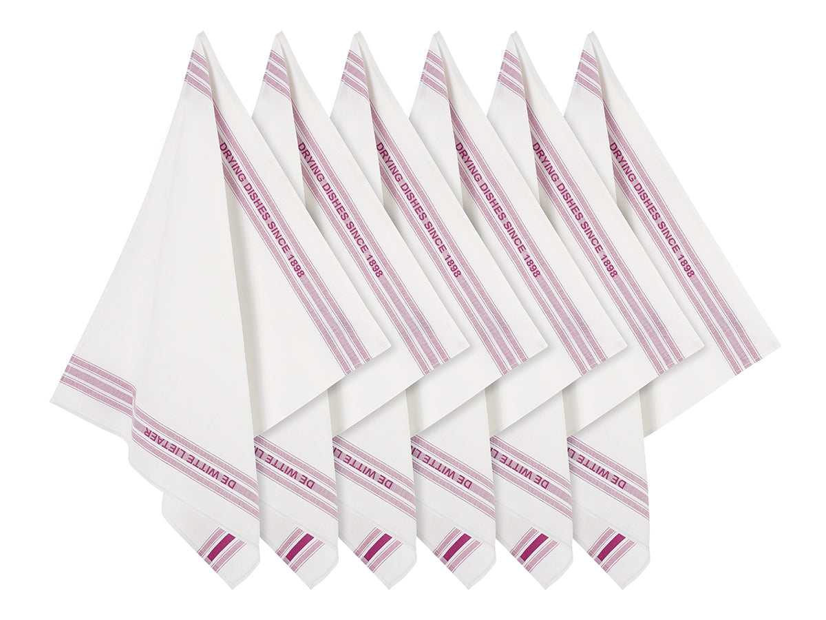 Luxury Collectie - Dish Off-white-fuchsia