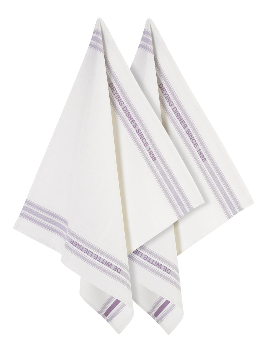 Luxury Collectie - Dish Off-white-lavendel
