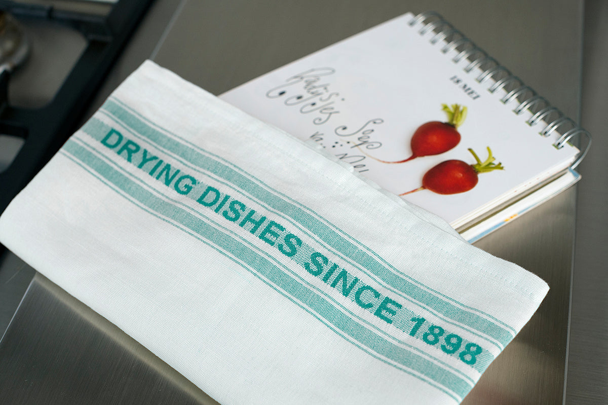 Luxury Collectie - Dish Off-white-aqua