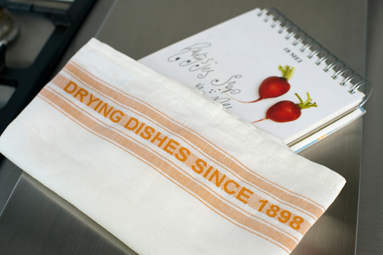 Luxury Collectie - Dish Off-white-orange