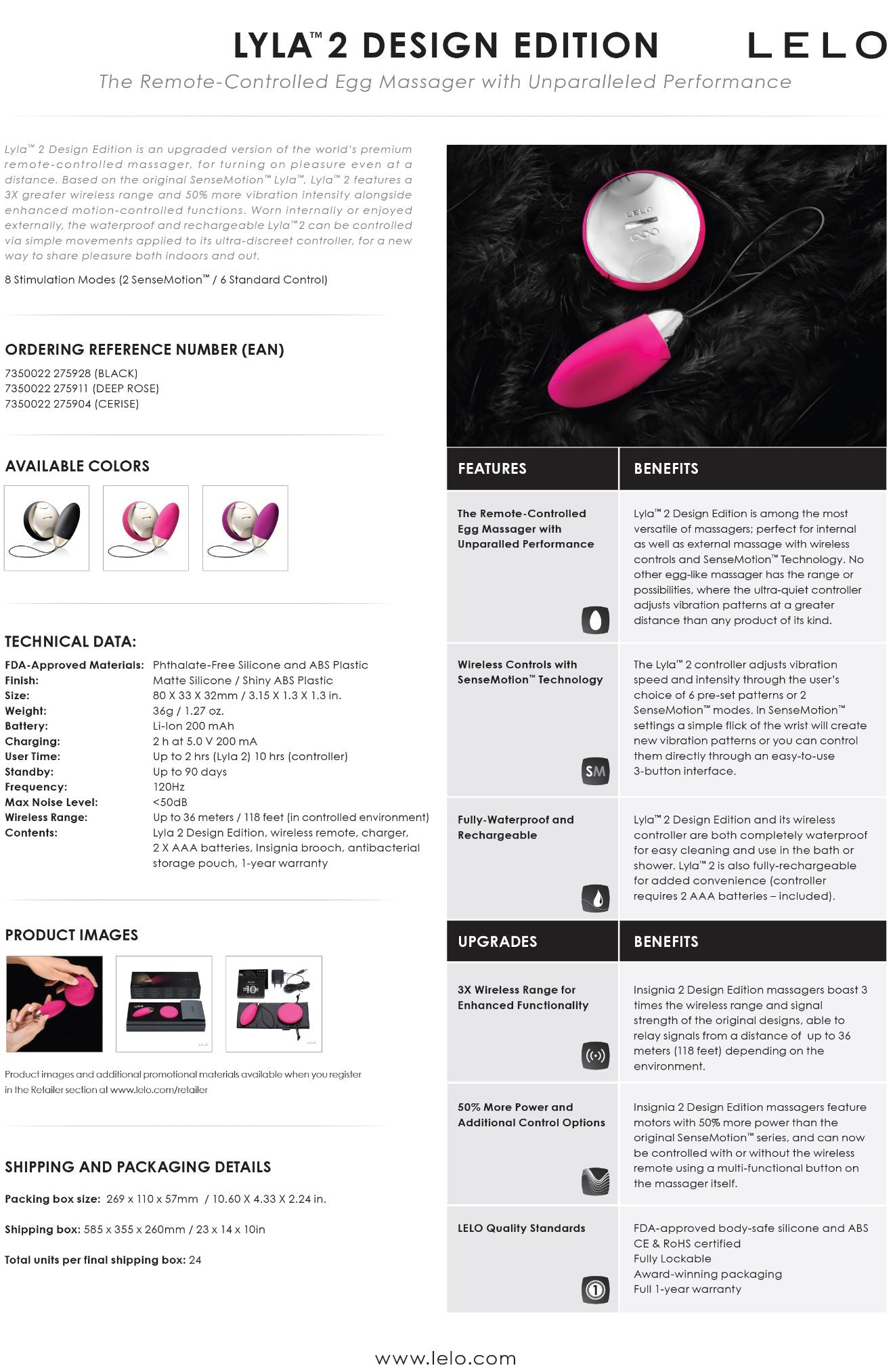 Lyla 2 Hot Cerise