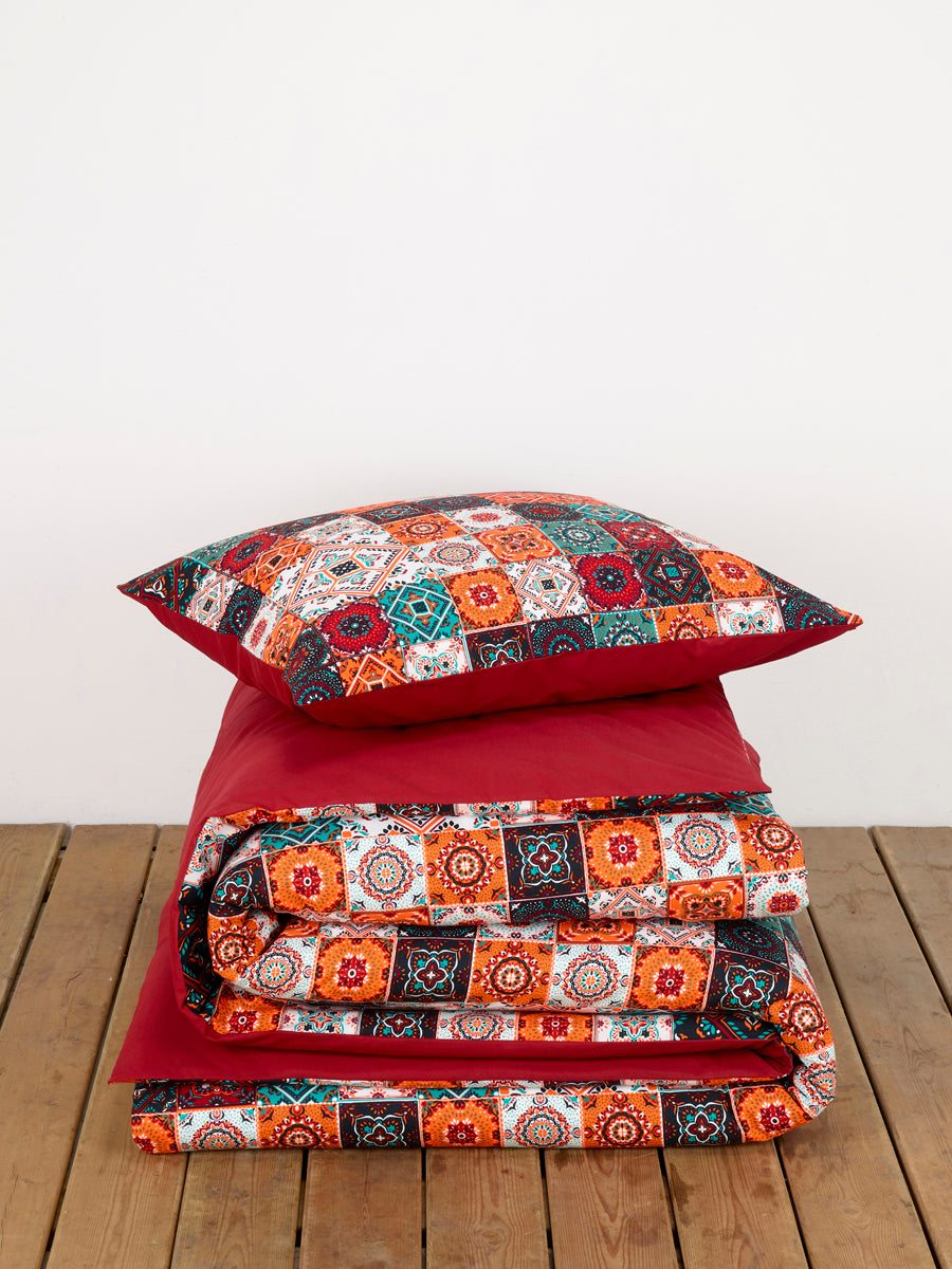 Smart Collectie - Ankara Red Dahlia