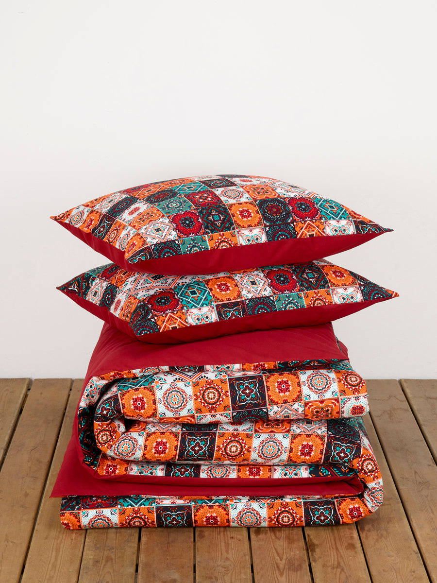 Smart Collectie - Ankara Red Dahlia