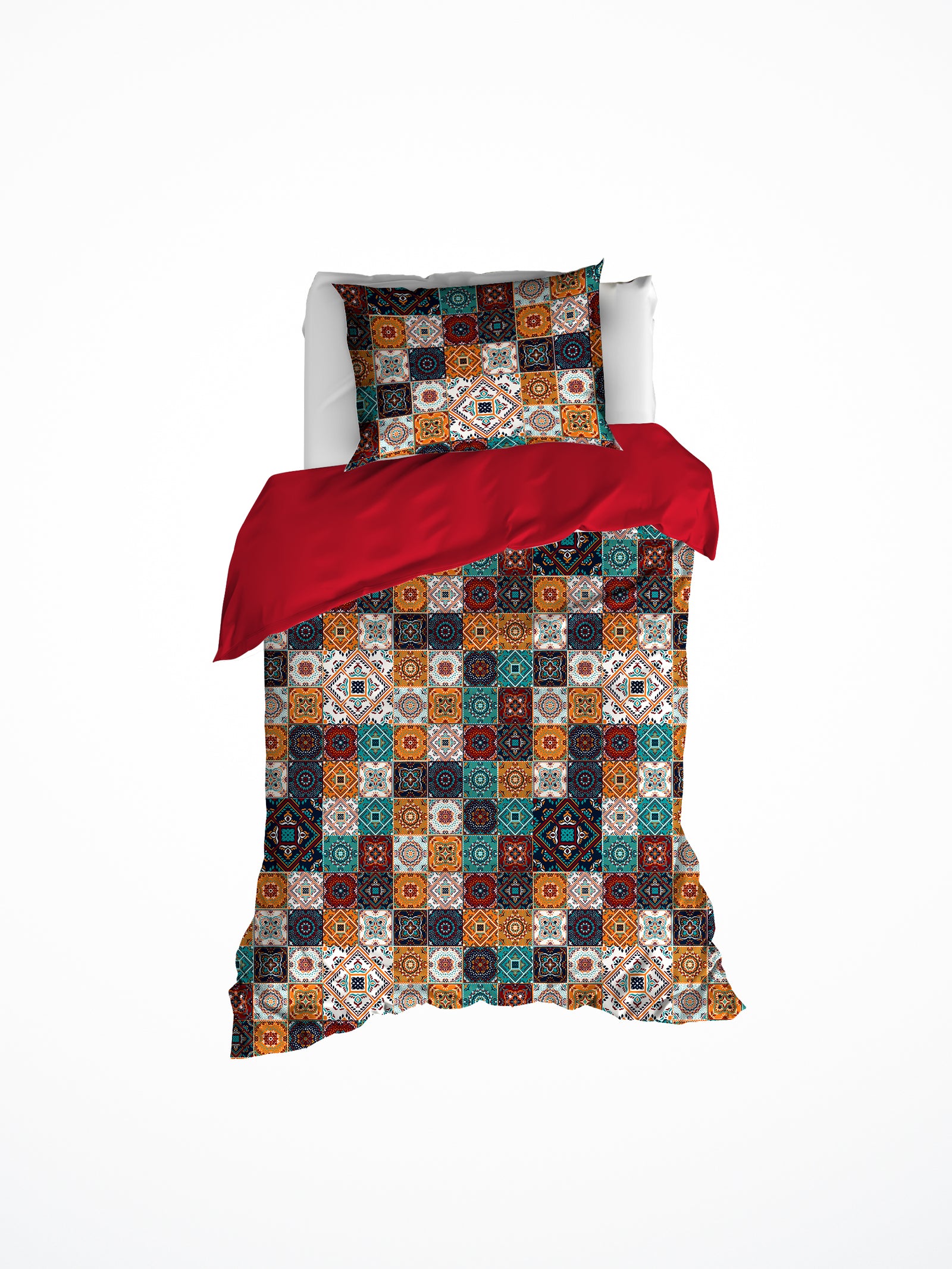 Smart Collectie - Ankara Red Dahlia