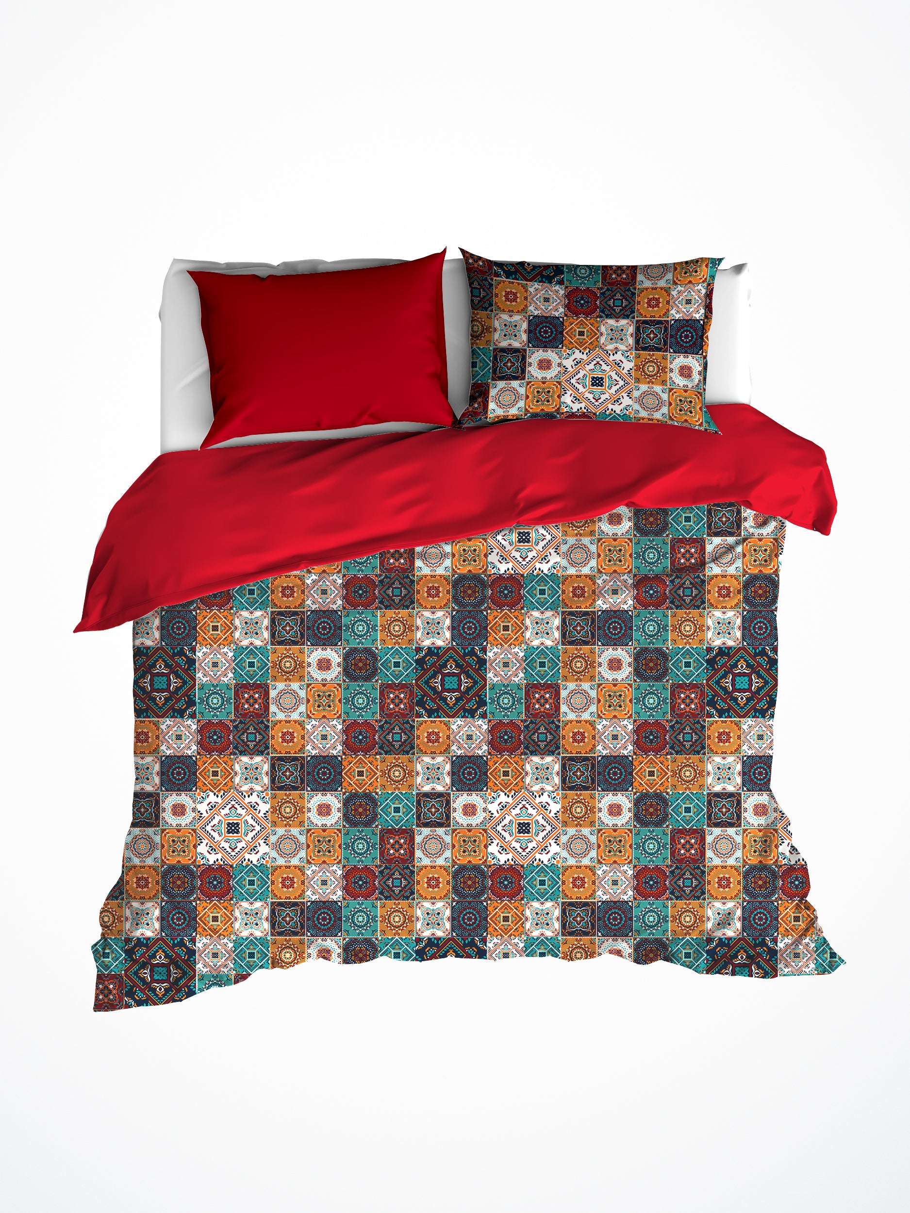 Smart Collectie - Ankara Red Dahlia