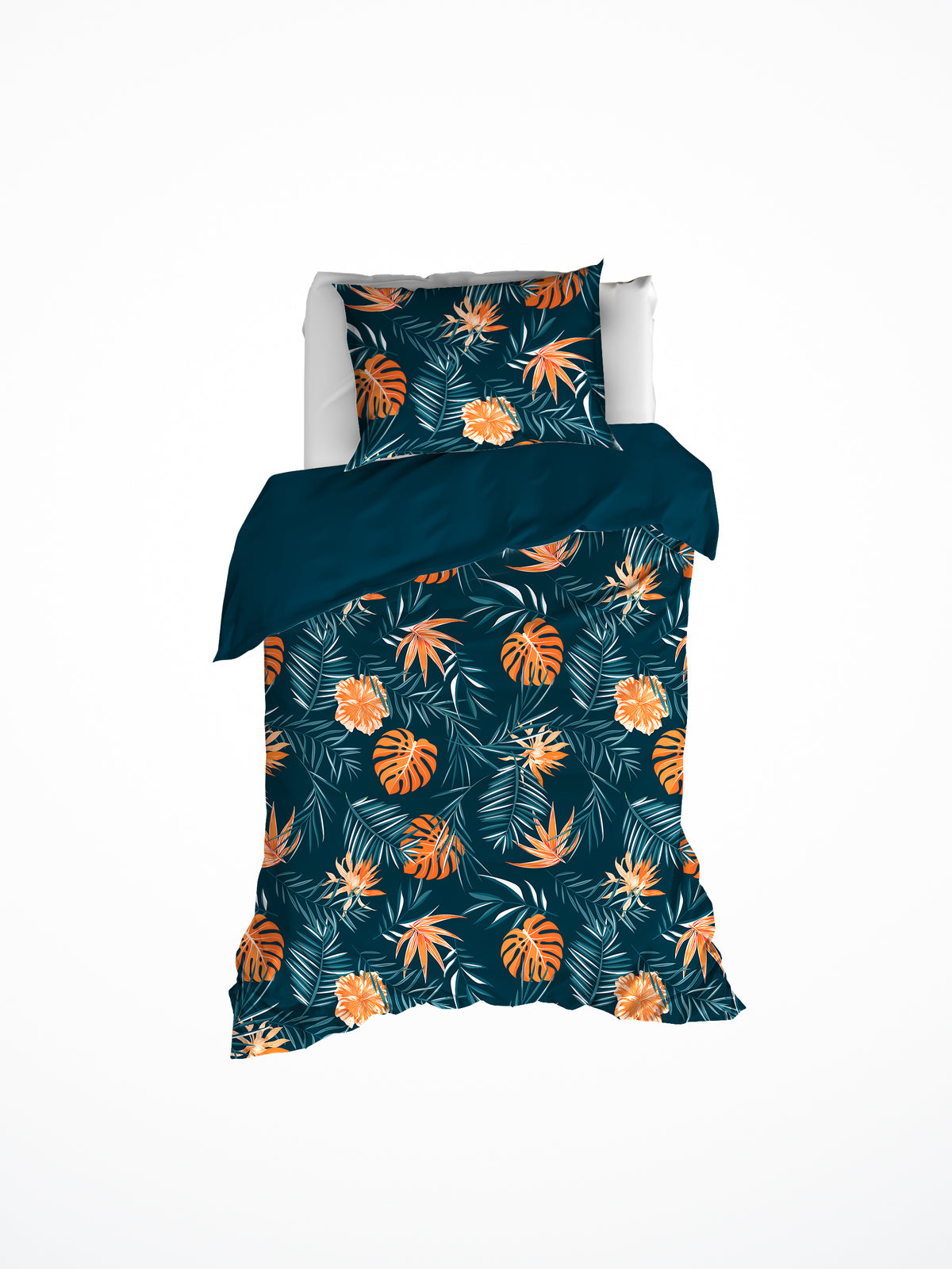 Luxury Collectie - Bird Of Paradise Deep Petrol