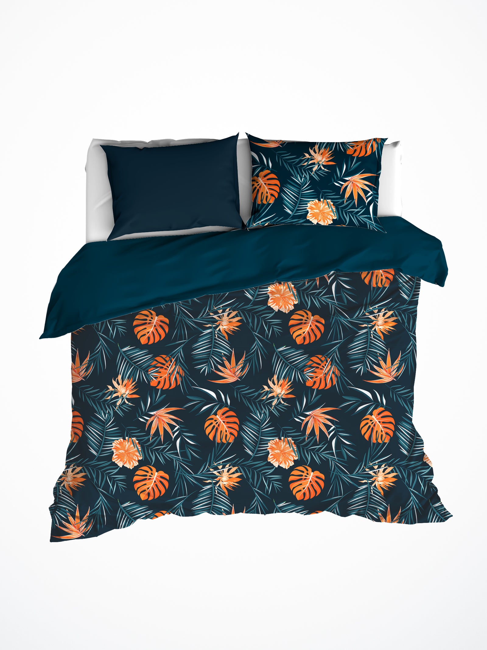 Luxury Collectie - Bird Of Paradise Deep Petrol